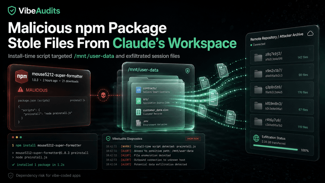 Malicious npm Package Stole Files From Claude's Sandbox
