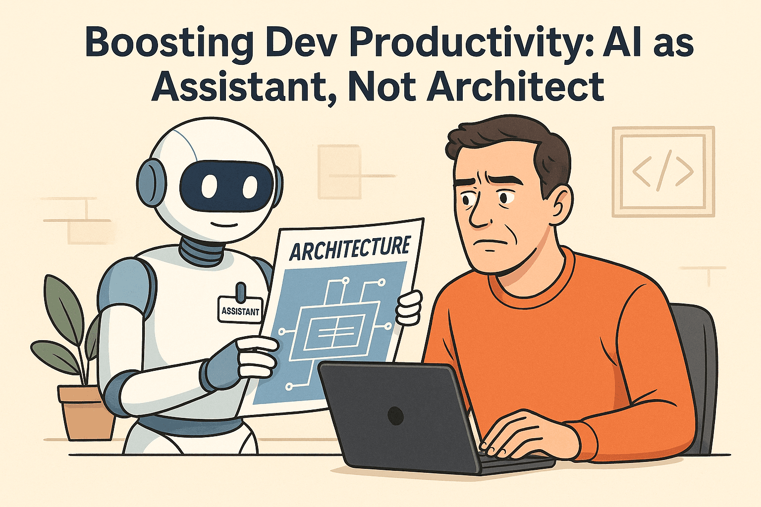 Boosting Dev Productivity: AI as Assistant, Not Architect